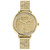 La Villette Women's 2 Hand Quartz Movement and Ion Plating Yellow Gold-Tone Bracelet Watch 36mm
