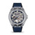 Men's Automatic Multi Silicone and Canvas Strap Watch 44mm
