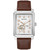 Men's Automatic Sutton Brown Leather Strap Watch 33mm