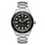 Men's Cahill Mid-Size Automatic Silver-Tone Stainless Steel Bracelet Watch 40mm