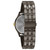 Men's Gunmetal Stainless Steel Bracelet Watch 41mm