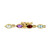 Multi-Gemstone Marquise Bracelet (4-1/2 ct. t.w.) in 18k Gold-Plated Sterling Silver