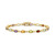 Multi-Gemstone Marquise Bracelet (4-1/2 ct. t.w.) in 18k Gold-Plated Sterling Silver