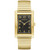 Men's Dress Gold-Tone Stainless Steel Expansion Bracelet Watch 30mm
