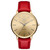 Women's Boulevard Red Leather Strap Watch 38mm