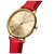 Women's Boulevard Red Leather Strap Watch 38mm