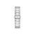 Women's Silver-Tone Stainless Steel Glitz Bracelet Multi-Function Watch 36mm