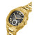 Men's Multifunction Gold-Tone Stainless Steel Watch 42mm