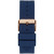 Men's Blue Silicone Strap Watch 46mm