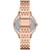Women's Melissa Rose Gold-Tone Stainless Steel Bracelet Watch 35mm