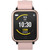 Unisex Fitness Tracker Blush Silicone Band Smartwatch with Gray Interchangeable Straps, 44mm