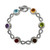 EFFY® Multi-Gemstone Station Link Bracelet (12-3/4 ct. t.w.) in Sterling Silver & 18k Gold-Plate