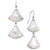 Mother-of-Pearl Fan Drop Earrings in Sterling Silver