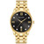 Men's Dress Diamond Accent Gold-Tone Stainless Steel Bracelet Watch 40mm 97D108