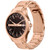 Men's Three-Hand Quartz Date Rose Gold-Tone Stainless Steel Watch 46mm