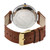 Women's Piemonte Swiss Quartz Diamond Accents Light Brown Italian Leather Strap Watch 36mm