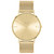 Men's Charles Gold-Tone Stainless Steel Mesh Bracelet Watch 41mm