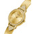 Women's Glitz Gold-tone Stainless Steel Bracelet Watch 32mm