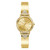 Women's Glitz Gold-tone Stainless Steel Bracelet Watch 32mm