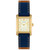 Women's The Eleanor Navy & Brown Leather Strap Watch 24mm