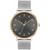 Two-Tone Stainless Steel Mesh Bracelet Watch 42mm