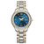 Eco-Drive Women's Silhouette Crystal Two-Tone Stainless Steel Bracelet Watch 30mm