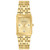 Women's Futuro Diamond-Accent Gold-Tone Stainless Steel Bracelet Watch 20.5x31.5mm