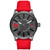 Men's Red Silicone Strap Watch 46x53mm DZ1806