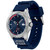 Men's Regatta Navy Silicone Strap Watch 46mm