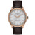 Unisex Swiss Automatic Chemin des Tourelles Powermatic 80 Dark Brown Leather Strap Watch 39mm