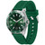 Men's Tiebreaker Green Silicone Strap Watch 43mm