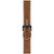 Men's Swiss Chronograph XL Beige Leather Strap Watch 45mm
