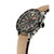 Men's Swiss Automatic Seastrong Diver Brown Leather Strap Watch 44mm