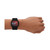 Men's Cliffhanger Three-Hand Black Silicone Watch 45mm