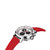 Men's Swiss Chronograph PRC 200 Red Silicone Strap Watch 42mm