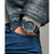 Men's Swiss Automatic Chronograph Khaki Aviation X-Wind Blue Textile Strap Watch 45mm