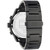 Men's Multifunction Black Stainless Steel Link Bracelet Watch 50mm