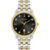 Men's Sutton Diamond-Accent Two-Tone Stainless Steel Bracelet Watch 40mm