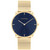 Unisex Gold-Tone Stainless Steel Mesh Bracelet Watch, 40mm