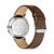 Men's Phylipa Brown Leather Strap Watch 43mm