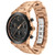Men's Bold Fusion Swiss Quartz Chronograph Bronze Physical Vapor Deposition Bracelet Watch 44mm