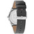 Men's Gray Leather Strap Watch 40mm