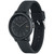 Men's L 12.12 Move Black Silicone Strap Watch 42mm