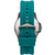 Men's Three-Hand Date Green Silicone Strap Watch 42mm