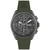 Volane Men's Chronograph Green Silicone Strap Watch 44mm