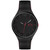 Men's Ollie Black Silicone Strap Watch 44mm