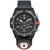 Men's Swiss Chronograph Bear Grylls Survival Master Series Compass Orange Rubber Strap Watch 45mm