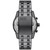 Men's Split Chronograph Gunmetal Stainless Steel Watch 43mm