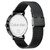 Black Stainless Steel Mesh Bracelet Watch 42mm
