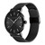 Black Stainless Steel Mesh Bracelet Watch 42mm